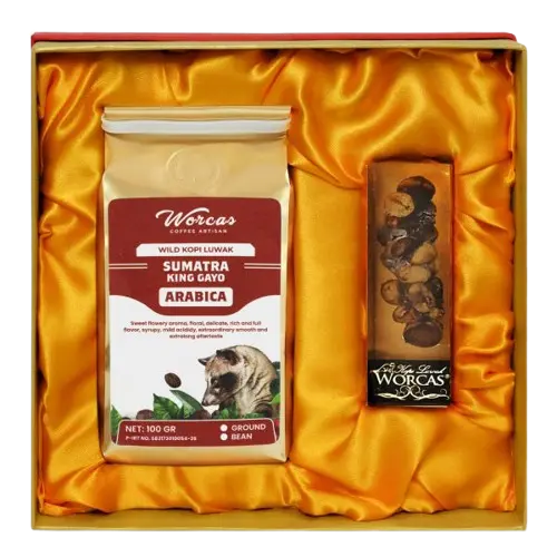 Wild Sumatran Gayo Kopi Luwak For Sale Coffee Large Gift Box