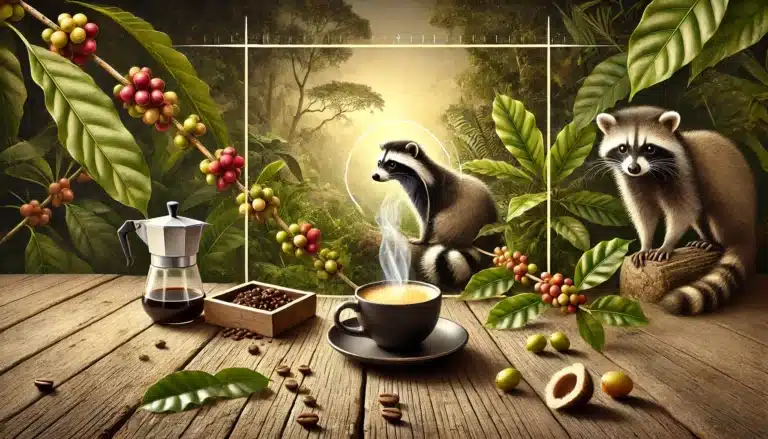 Cat Poop Coffee in Indonesia